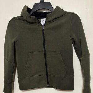 Olive Green Kids Hoodie